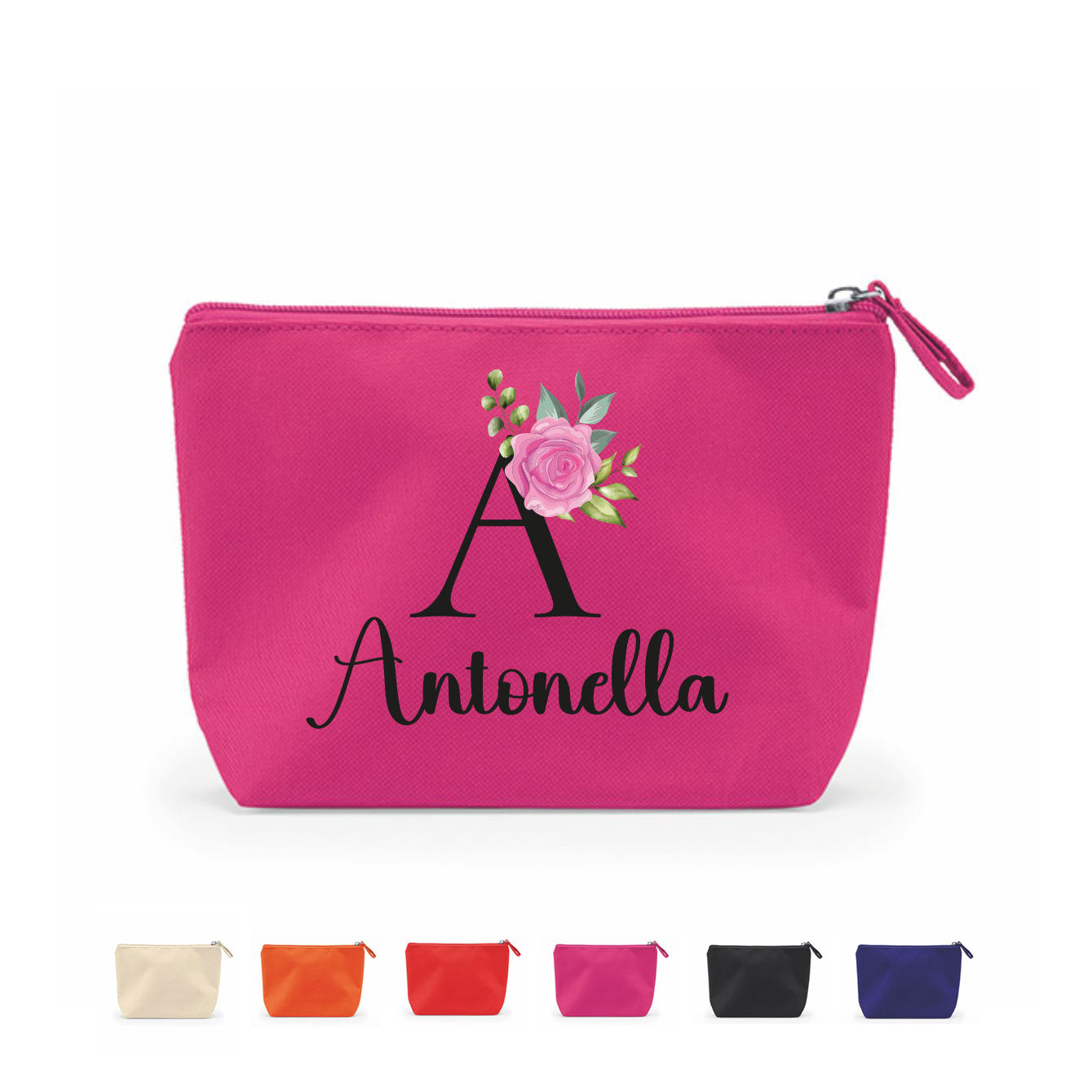 Rosa Name - Pochette personalizzata con nome