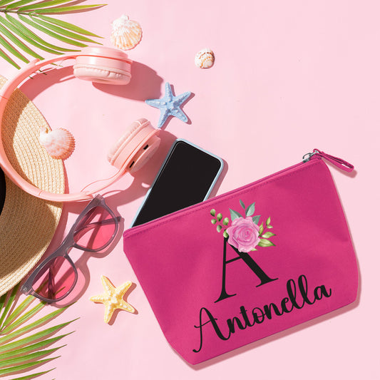 Rosa Name - Pochette personalizzata con nome