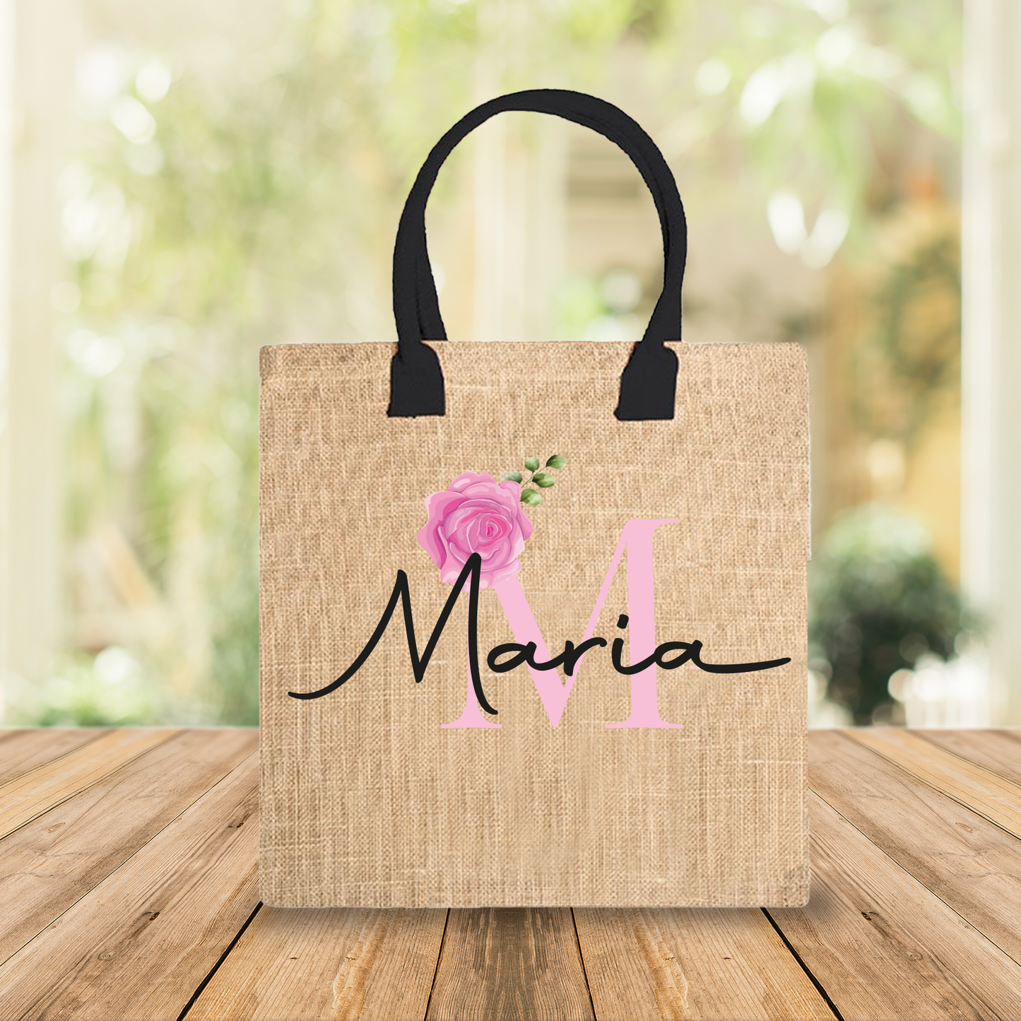 Name rose - Borsa Mare personalizzata con nome