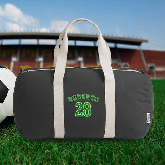 Soccer name - Borsa da palestra - personalizzata con nome e numero