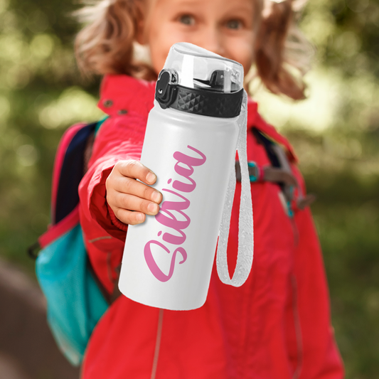 Girl Name - Borraccia termica da 550 ml - personalizzata con nome
