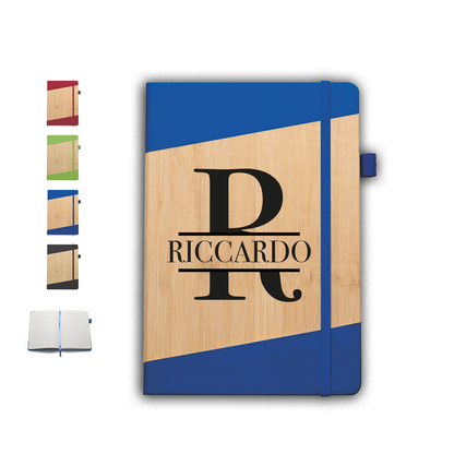 Name classic - Block Notes in PU a righe - personalizzato con nome