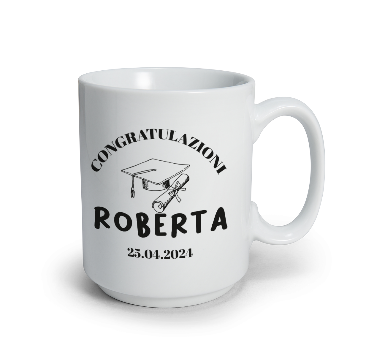 Congratulazioni laureata/o - Tazza mug - personalizzata