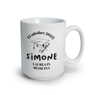 Laurea in... - Tazza mug - personalizzata