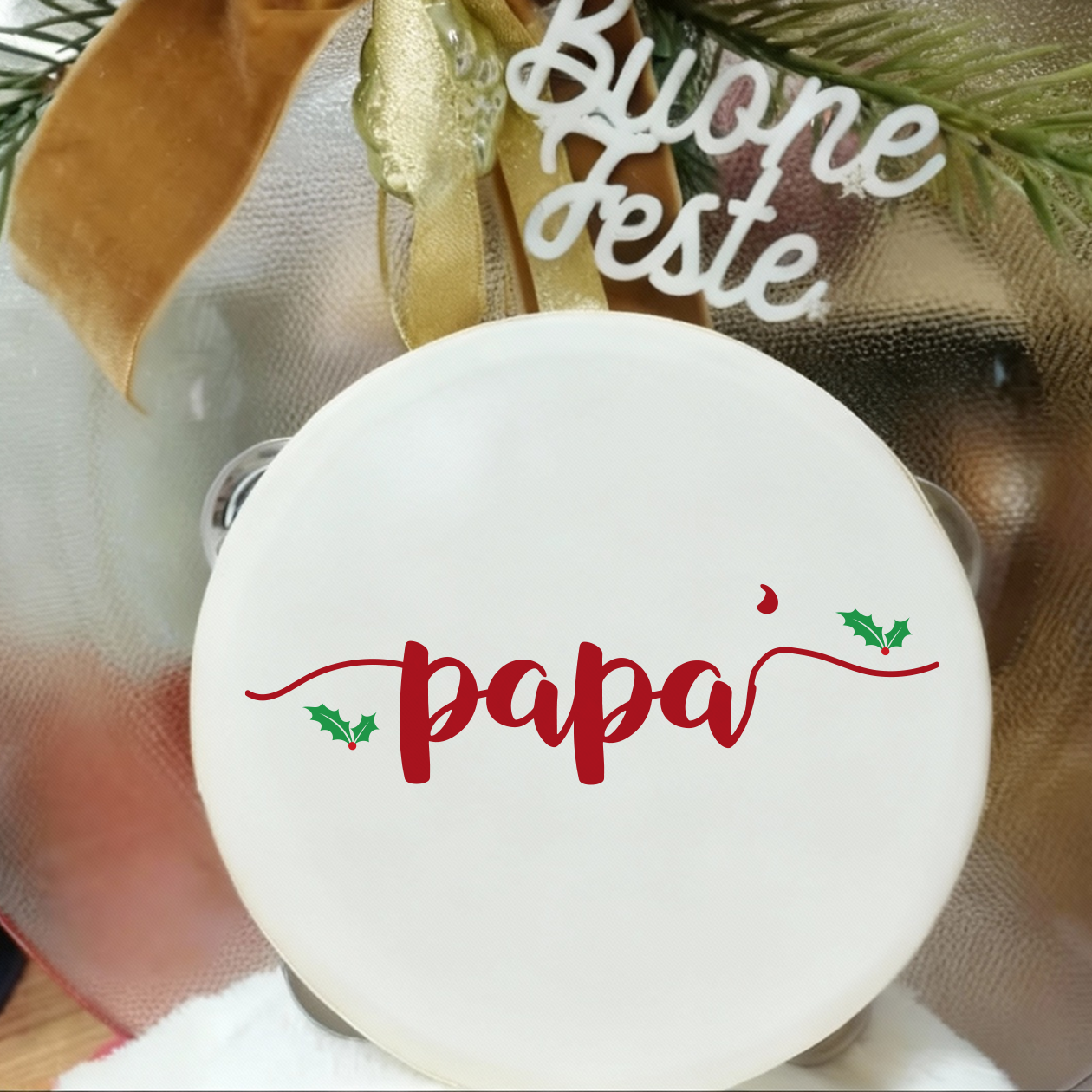 Red Name - Set da 10 Tamburelli - personalizzati