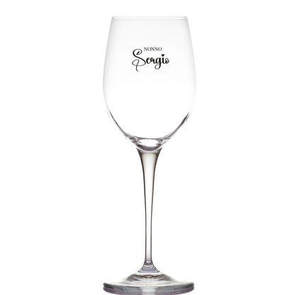 Nonno name - Calice Bicchiere da Vino - personalizzato con nome
