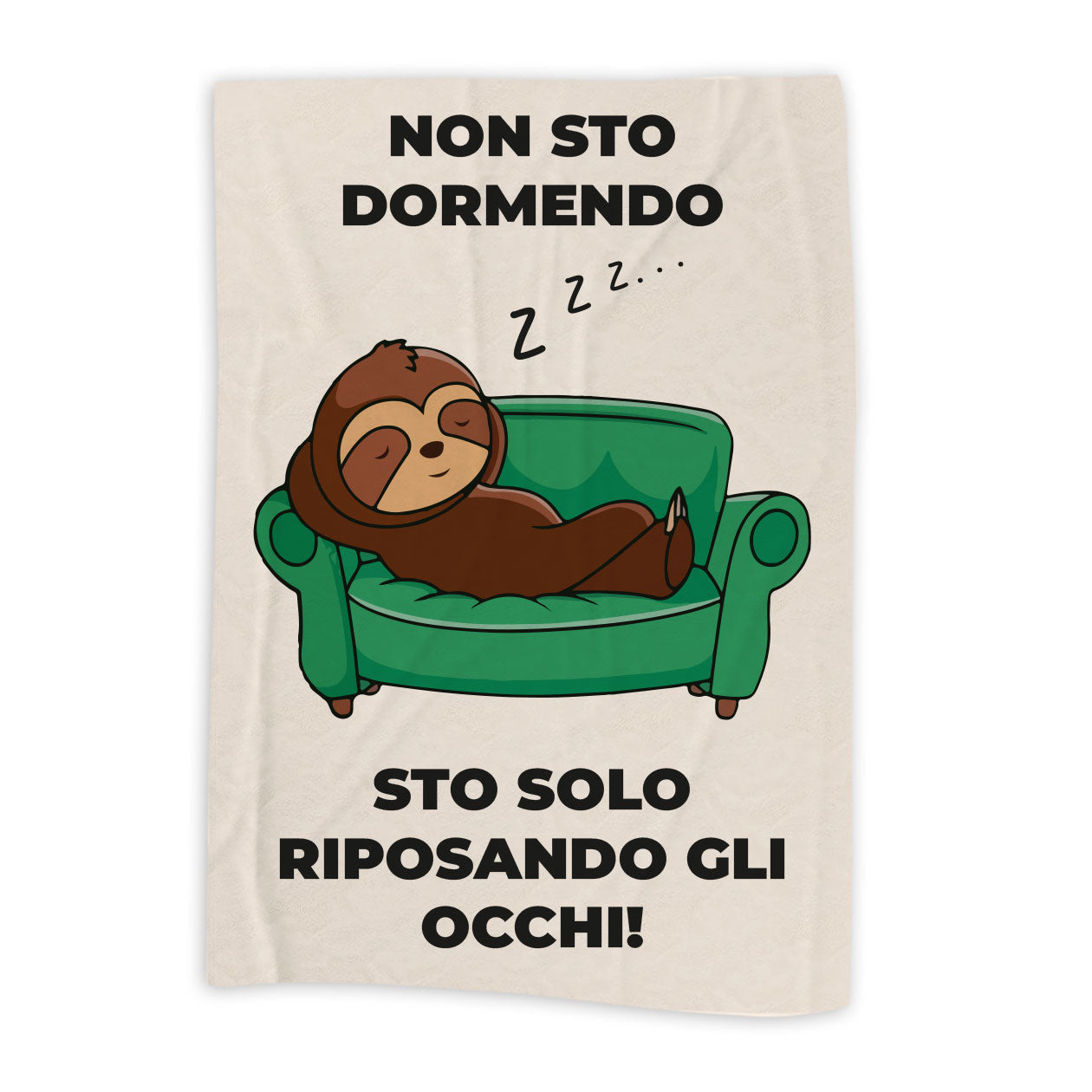 Sto solo riposando gli occhi - coperta Idea Regalo Festa del Papà