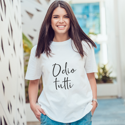 Odio tutti - T-shirt