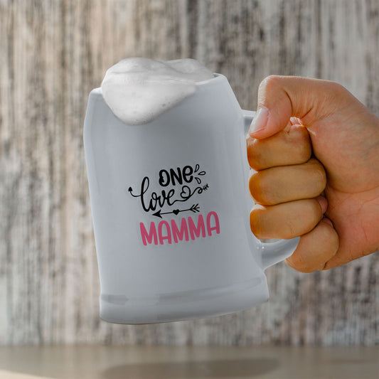 One love mamma - Caraffa in ceramica