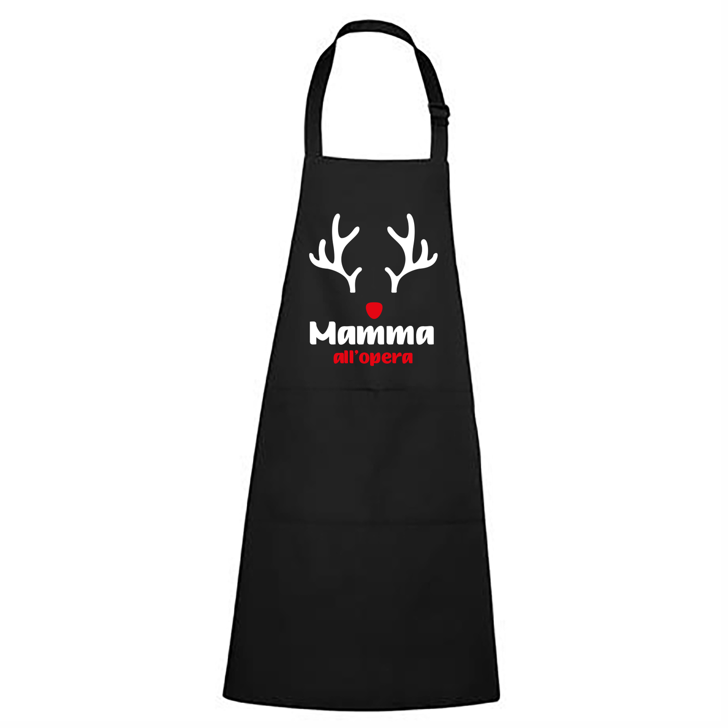 Mamma all'opera - Grembiule da Cucina Natalizio