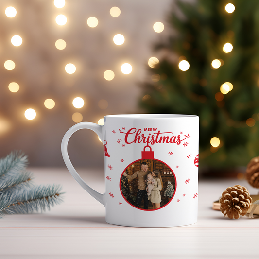 Merry Christmas - Tazza mug - idea regalo Natale - personalizzata con foto