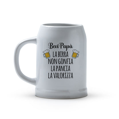 Bevi papà - Caraffa in ceramica