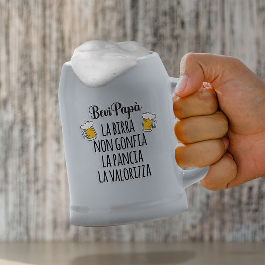 Bevi papà - Caraffa in ceramica