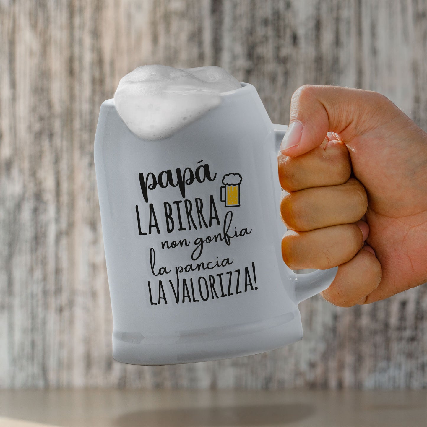 La birra di papà - Caraffa in ceramica