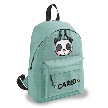 Baby panda - zaino scuola - personalizzato con nome