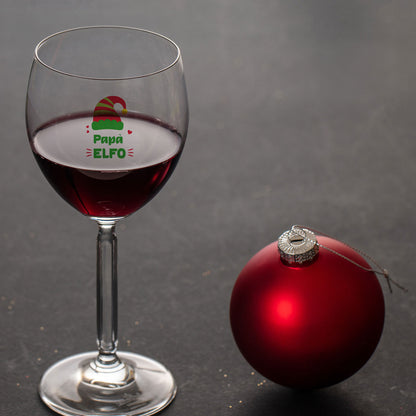 Papà elfo - Calice Bicchiere da Vino