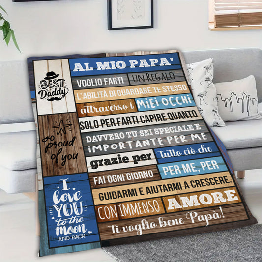 Al mio papà - coperta Idea Regalo Festa del Papà