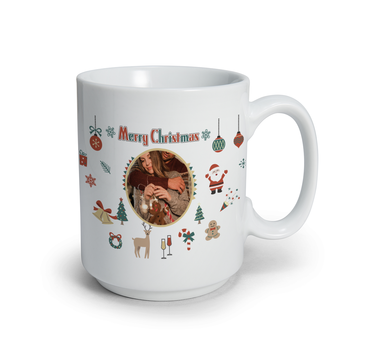 Merry Christmas - Tazza mug - idea regalo Natale - personalizzata con foto