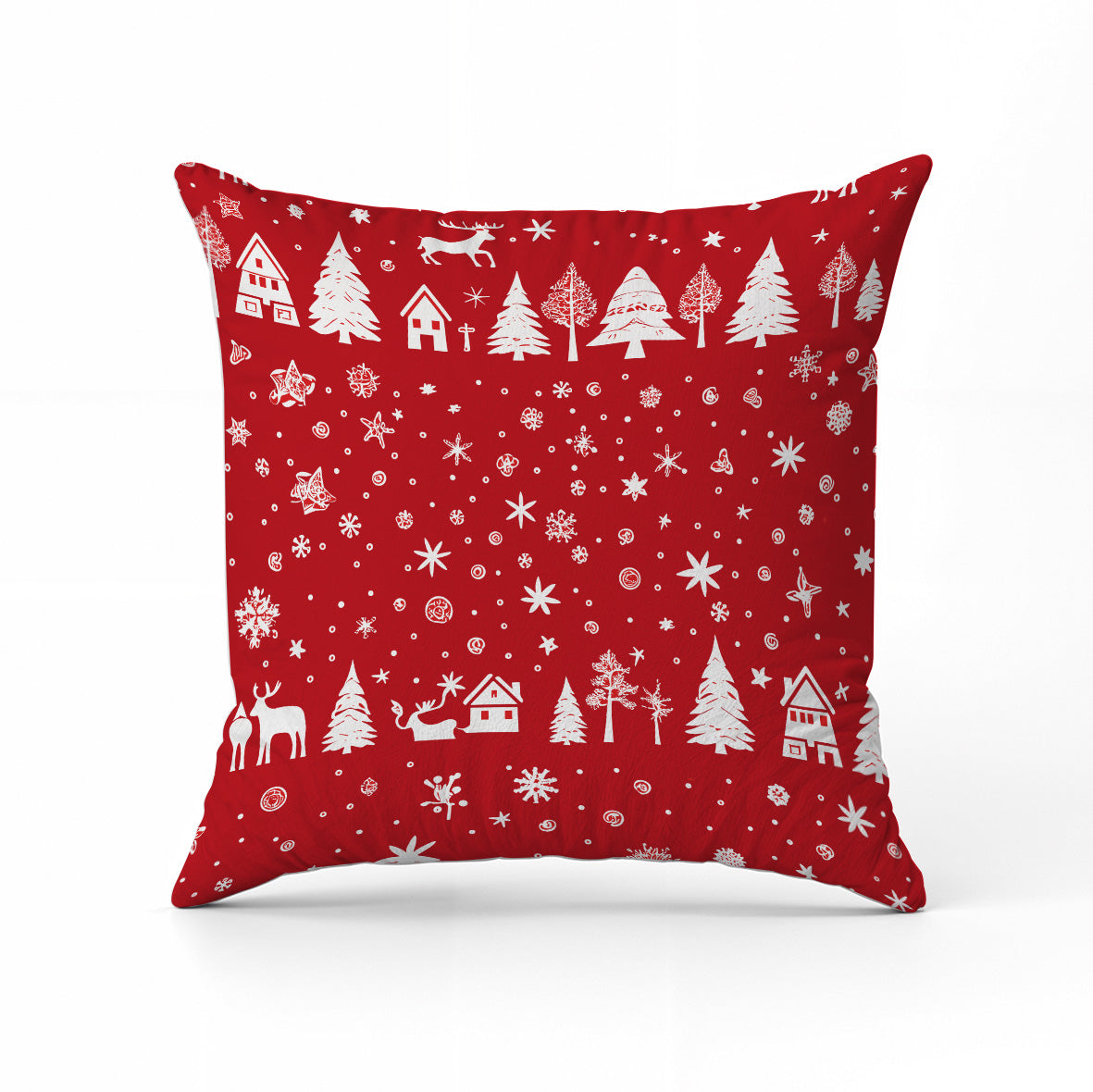 Red Christmas - Cuscino Personalizzato - idea regalo Natale