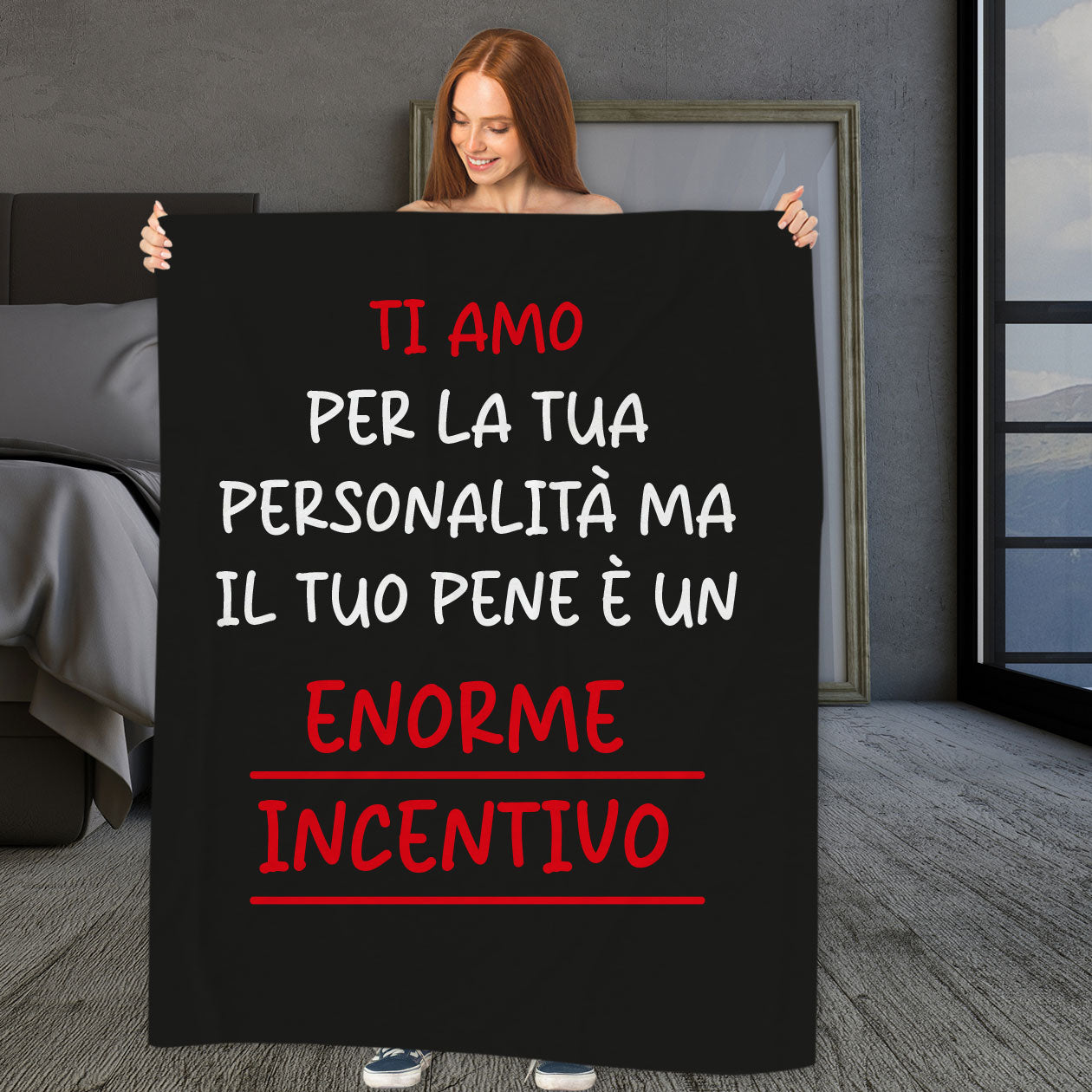La tua personalità - plaid in pile