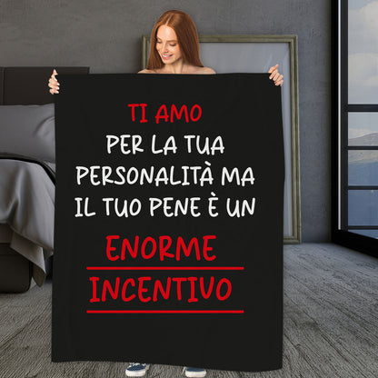La tua personalità - plaid in pile