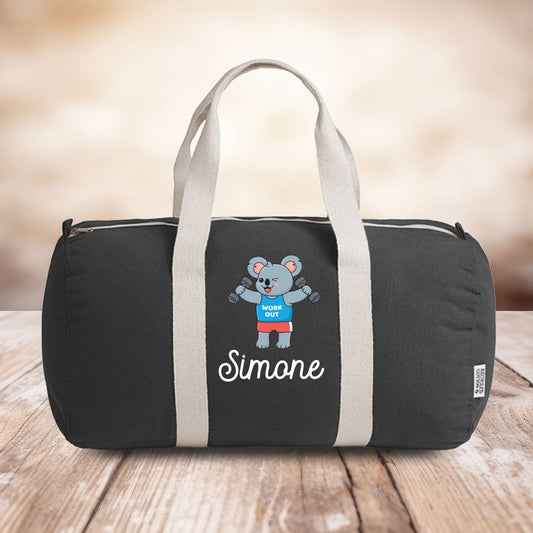 Mouse - Borsa da palestra - personalizzata con nome