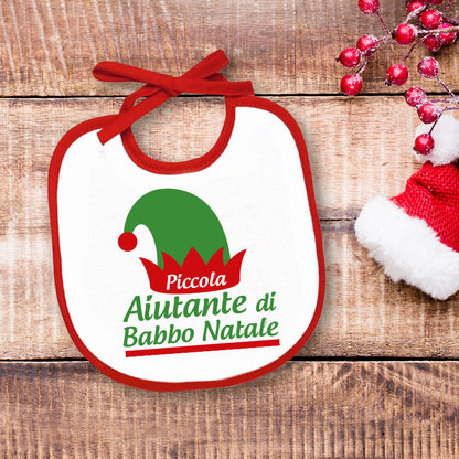 Piccola aiutante di Babbo Natale - Bavetto