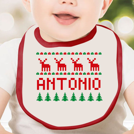 Christmas Style - Bavetto - personalizzato con nome