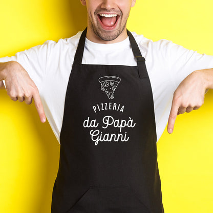 Pizzeria da papà - Grembiule da Cucina - personalizzato con nome