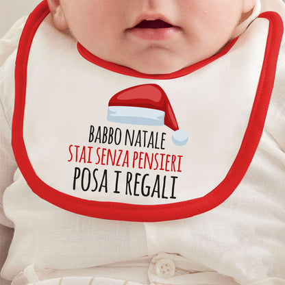 Babbo Natale stai senza pensieri posa i regali - Bavetto