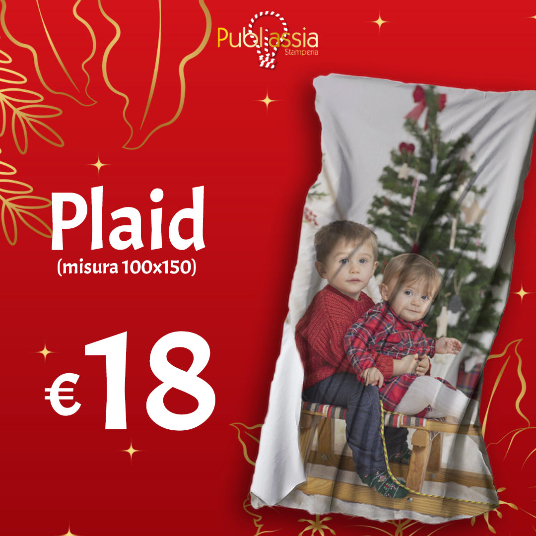 Offerta Natale 2 - Plaid in pile ( 100x150 cm)