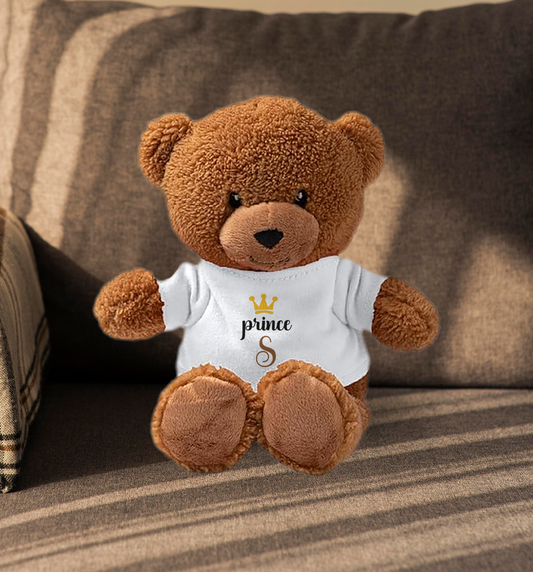 Baby Prince - Teddy - Orsacchiotto di Peluche con Maglietta Personalizzata