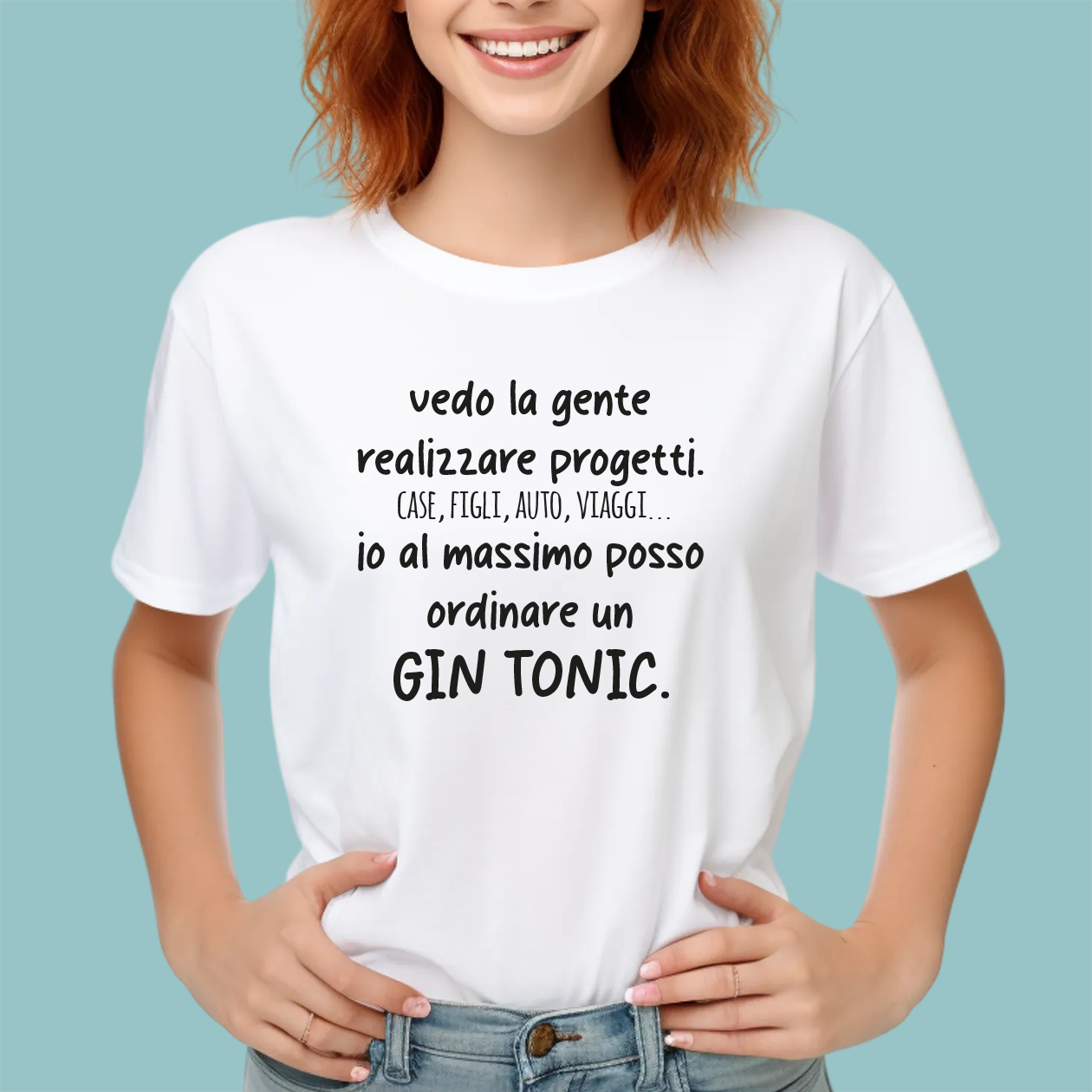 Ordinare un gin tonic - T-shirt