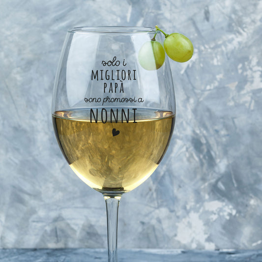 Promossi a nonni - Calice Bicchiere da Vino