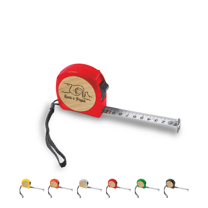 Io e papà - Metro a rullo da 5 metri - personalizzato con nome