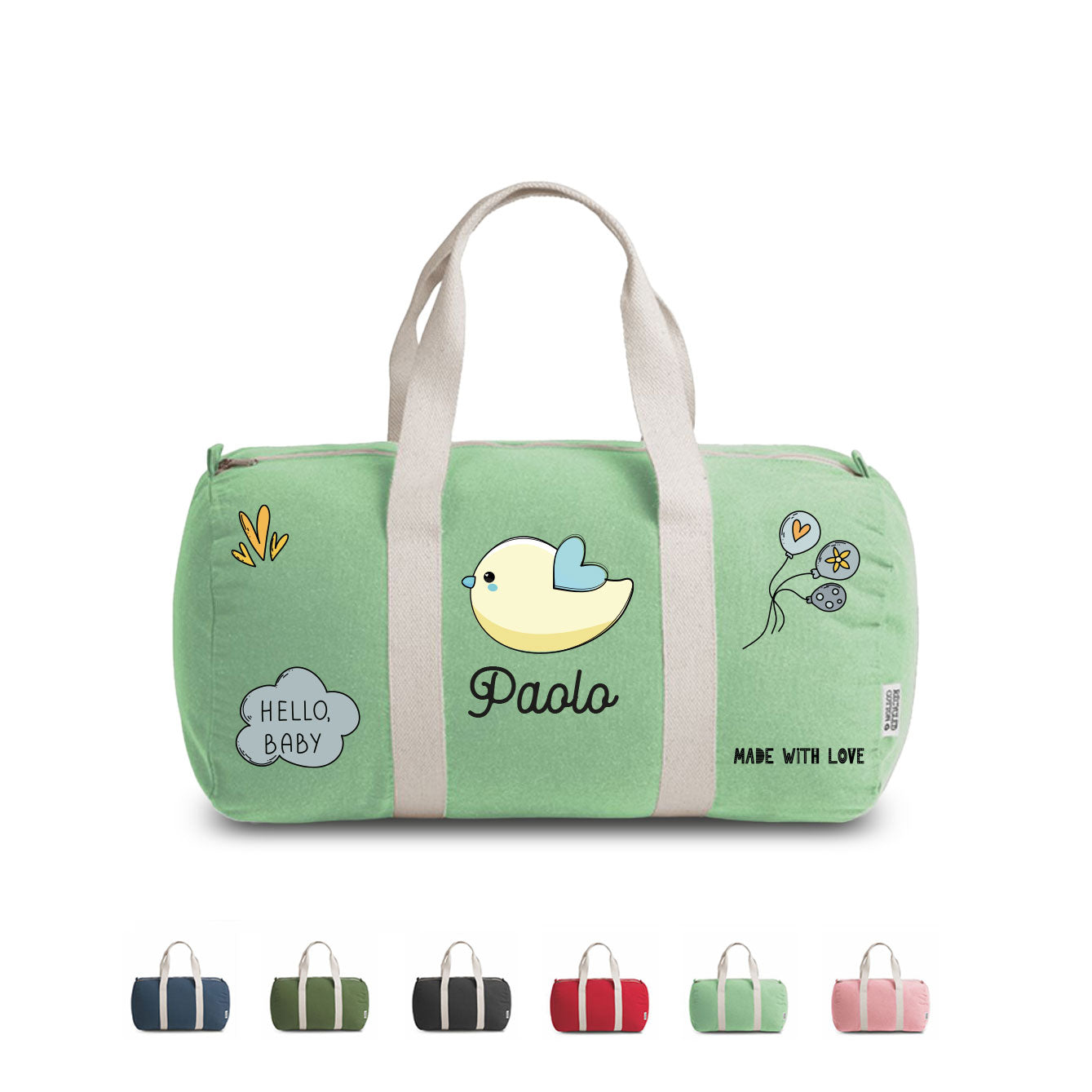 Bird baby - Borsa - personalizzata con nome