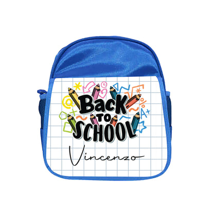 Back to school - zaino - personalizzato con nome