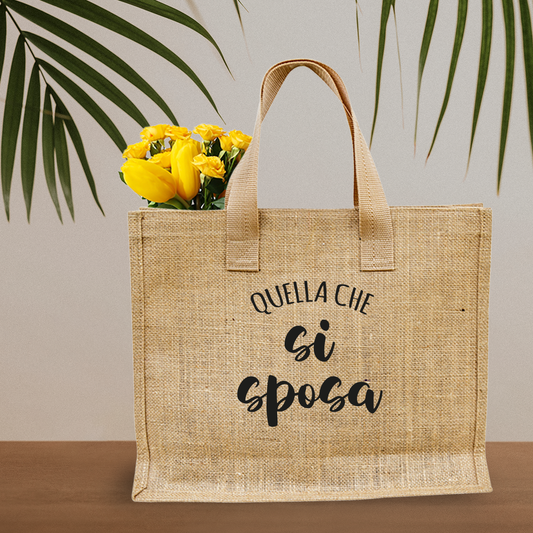 Quella che si sposa - Borsa Mare - idea regalo addio al nubilato