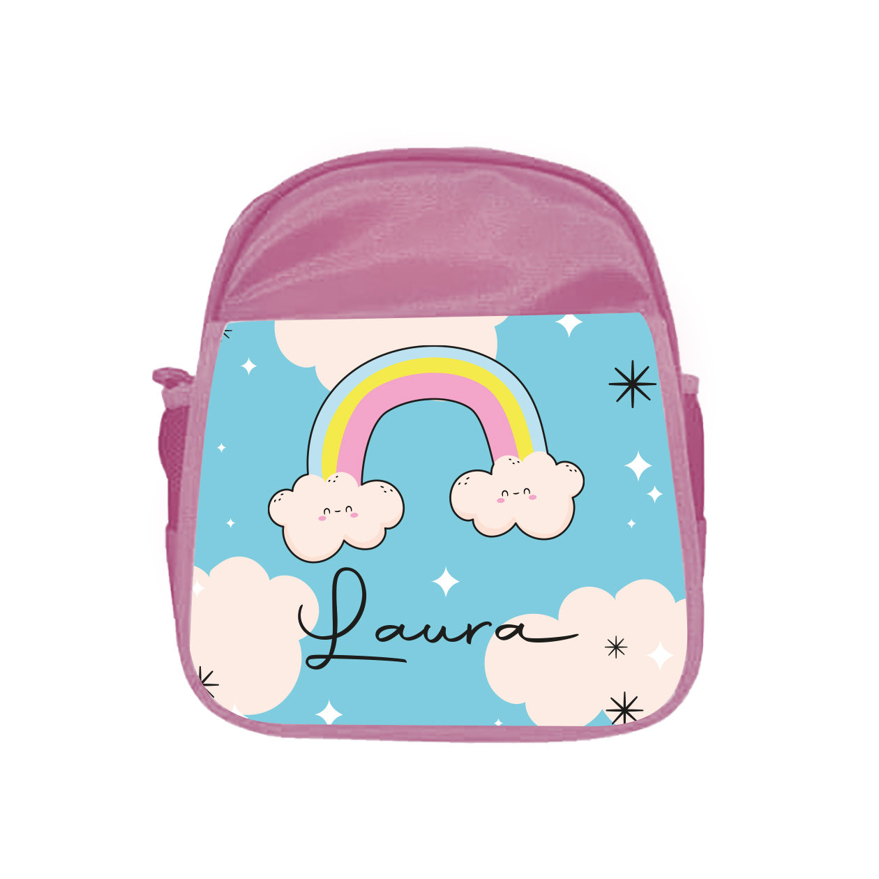 Rainbow - zaino - personalizzato con nome