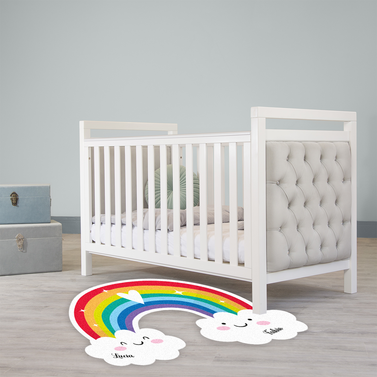 Arcobaleno - Tappeto Per Neonato - personalizzato con nome/i