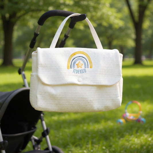 Baby star - Borsa Fasciatoio per Neonato - personalizzata con nome