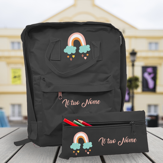 Colour - Zaino + Portapenne - personalizzati con nome