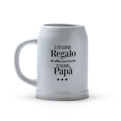 Papà il più grande regalo - Caraffa in ceramica