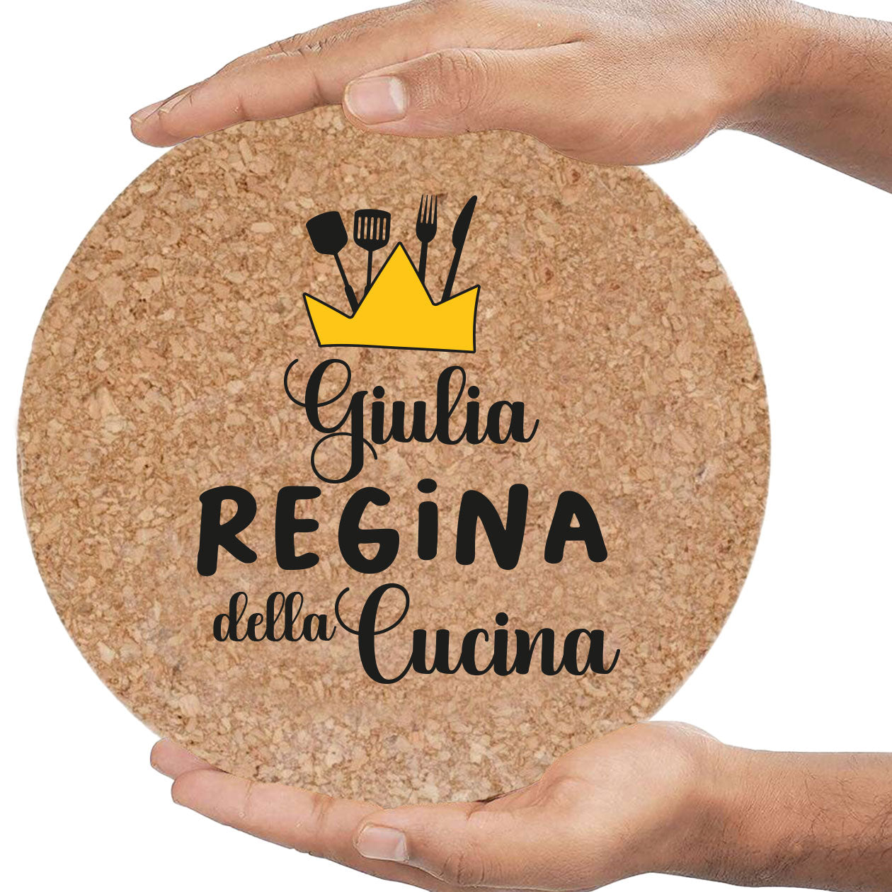 Solo cose bollenti - Set da 3 pezzi Sottopentola in sughero naturale 19cm