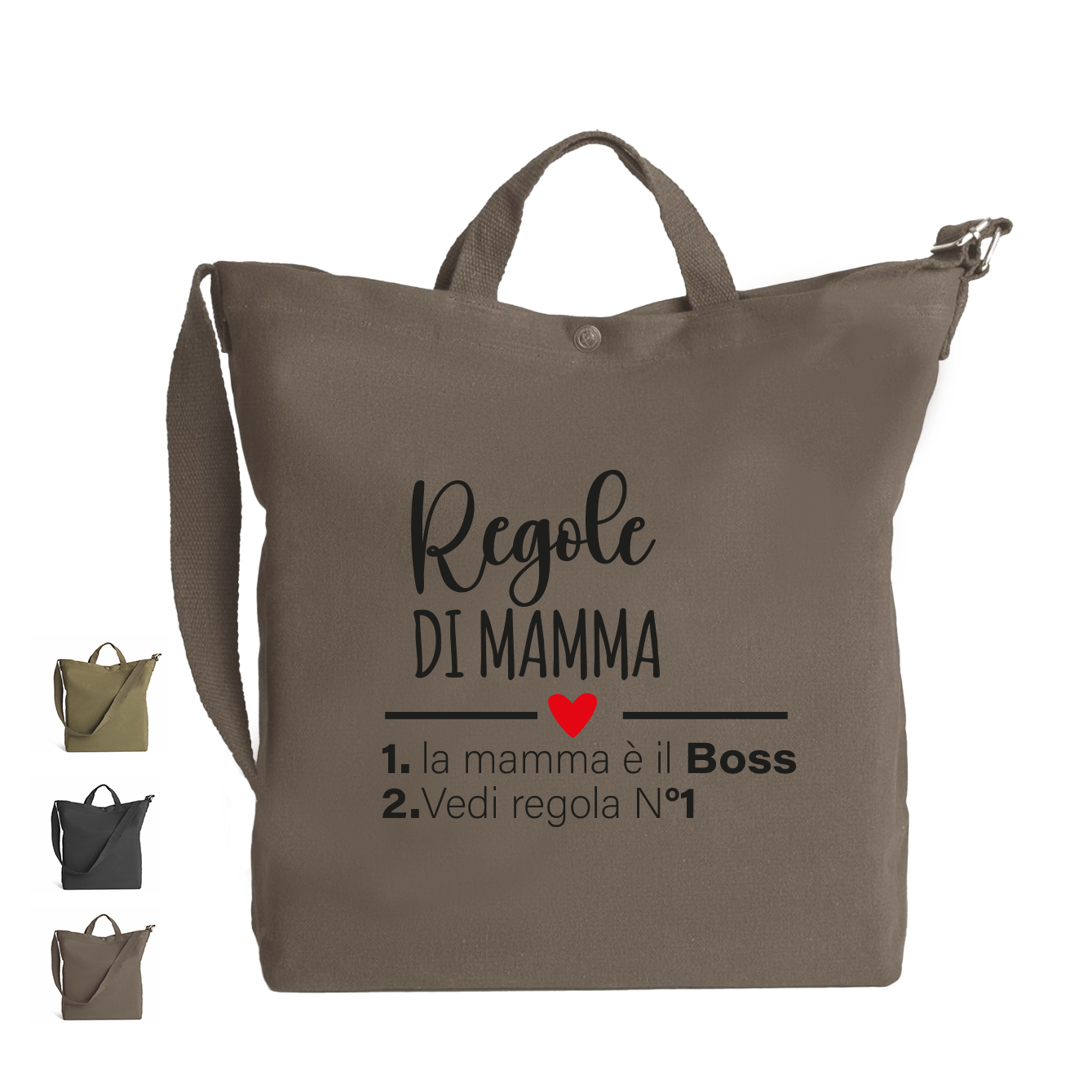 Regole di mamma - Borsa da Donna in Tela