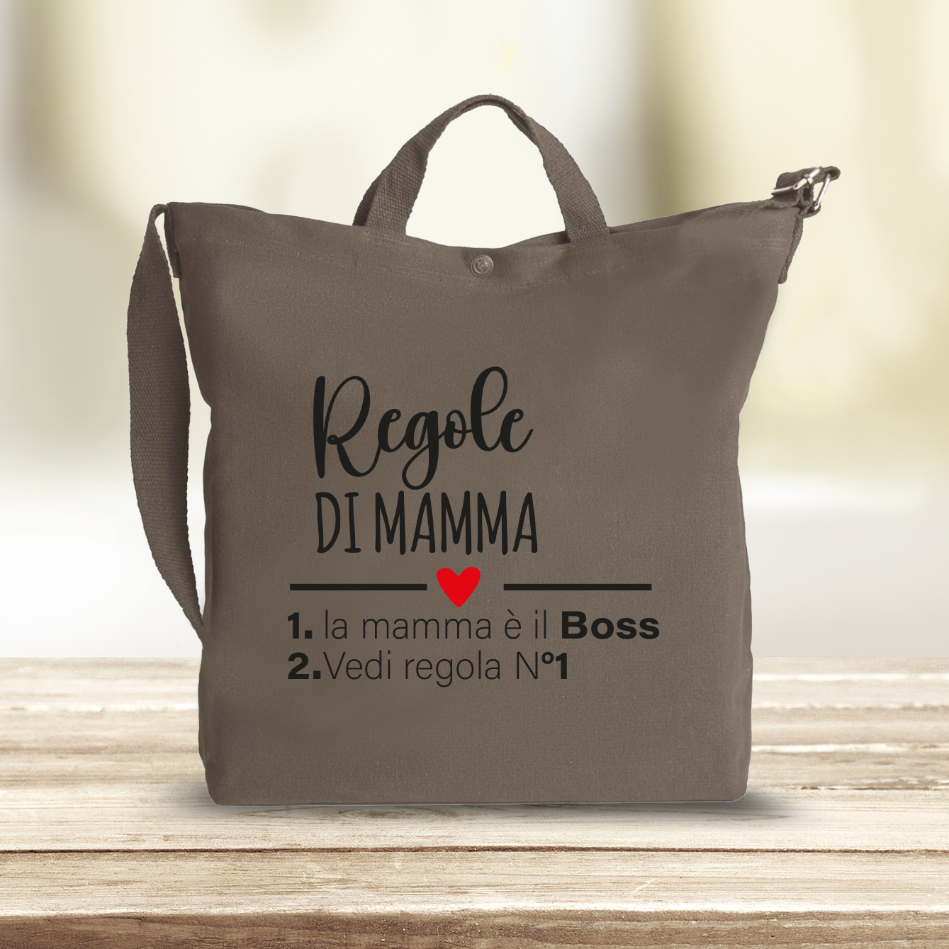 Regole di mamma - Borsa da Donna in Tela