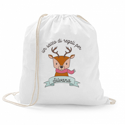 Un sacco di regali - Sacchetto personalizzato con nome