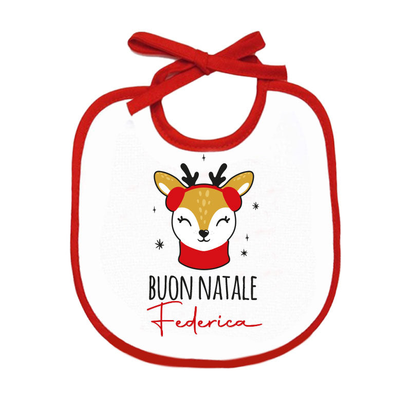 My first Christmas - Bavetto - personalizzato con nome