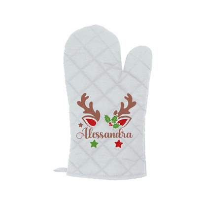 Renna Name - Guanto da cucina - personalizzato con nome