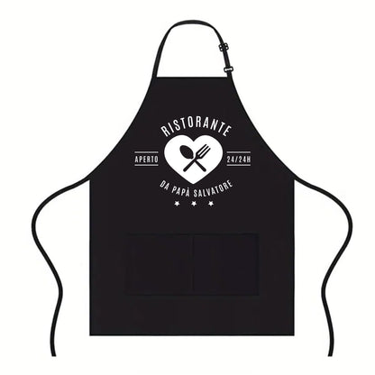 Ristorante da Papà  - Grembiule da Cucina - personalizzato con nome